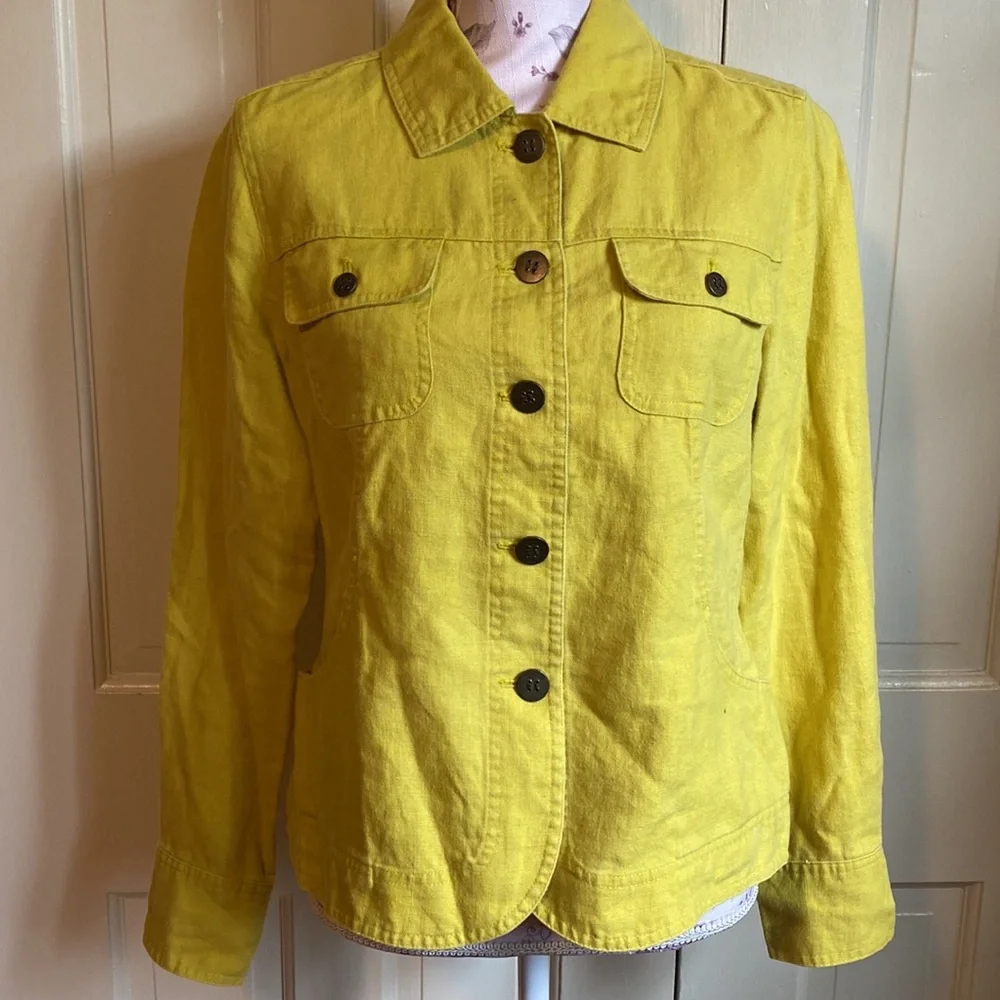Charter Club linen jacket - Picture 1 of 6